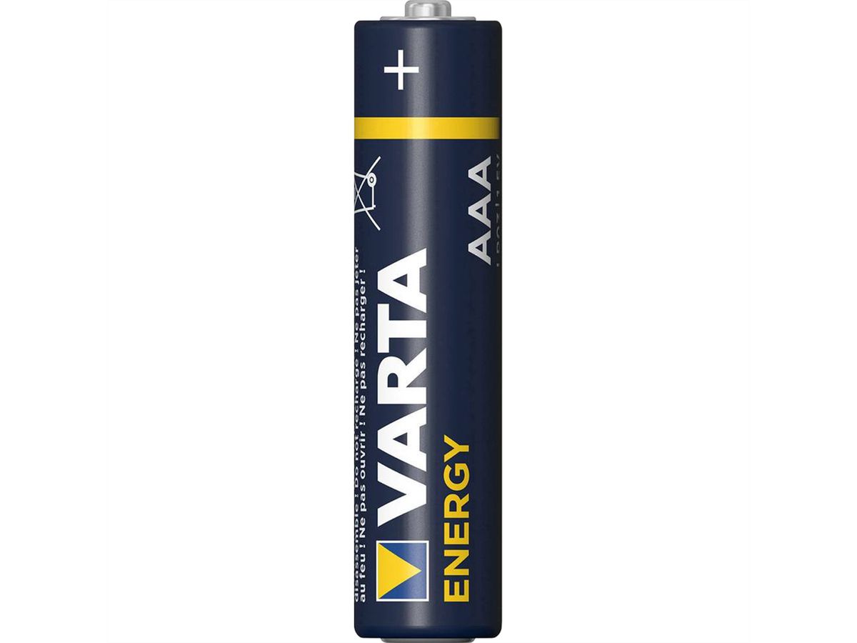 VARTA Piles Micro AAA / AM-4 / LR 03, 1,5V, pack de 24 - SECOMP France