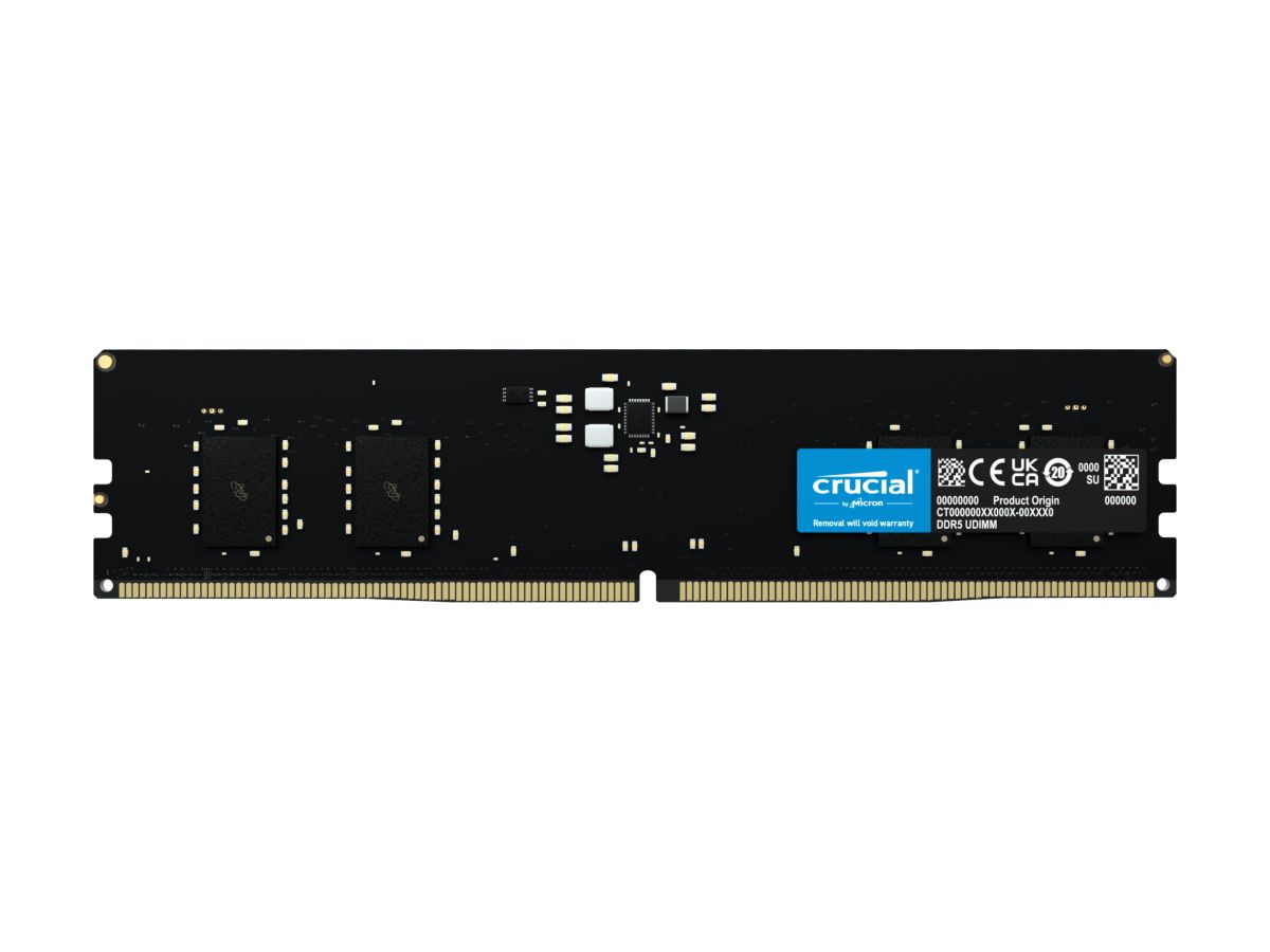 Crucial CT8G48C40U5 module de mémoire 8 Go 1 x 8 Go DDR5 4800 MHz ECC