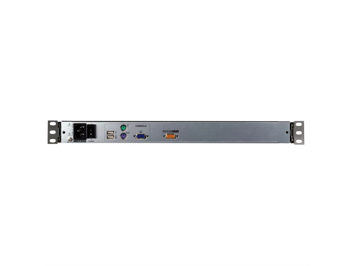 ATEN CL5800N Console KVM, LCD 48cm, VGA, PS/2-USB, port périphériques, ES-Layout