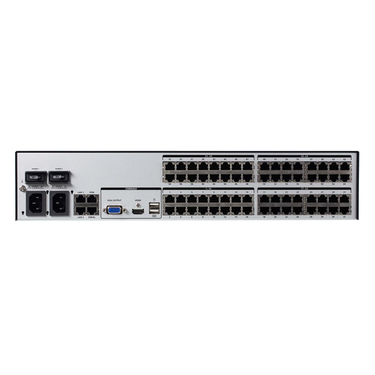 ATEN KN4064VB Commutateur KVM sur IP 64 ports Cat.5 Multi-Interface, 1 local/4 distant