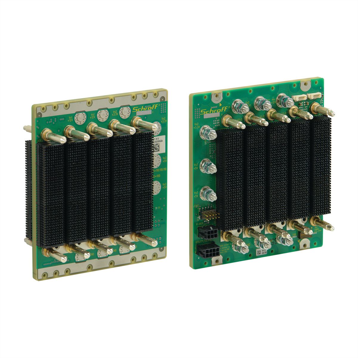 SCHROFF VPX Backplane, 3 U, 5 slots, Full-Mesh, avec RTM