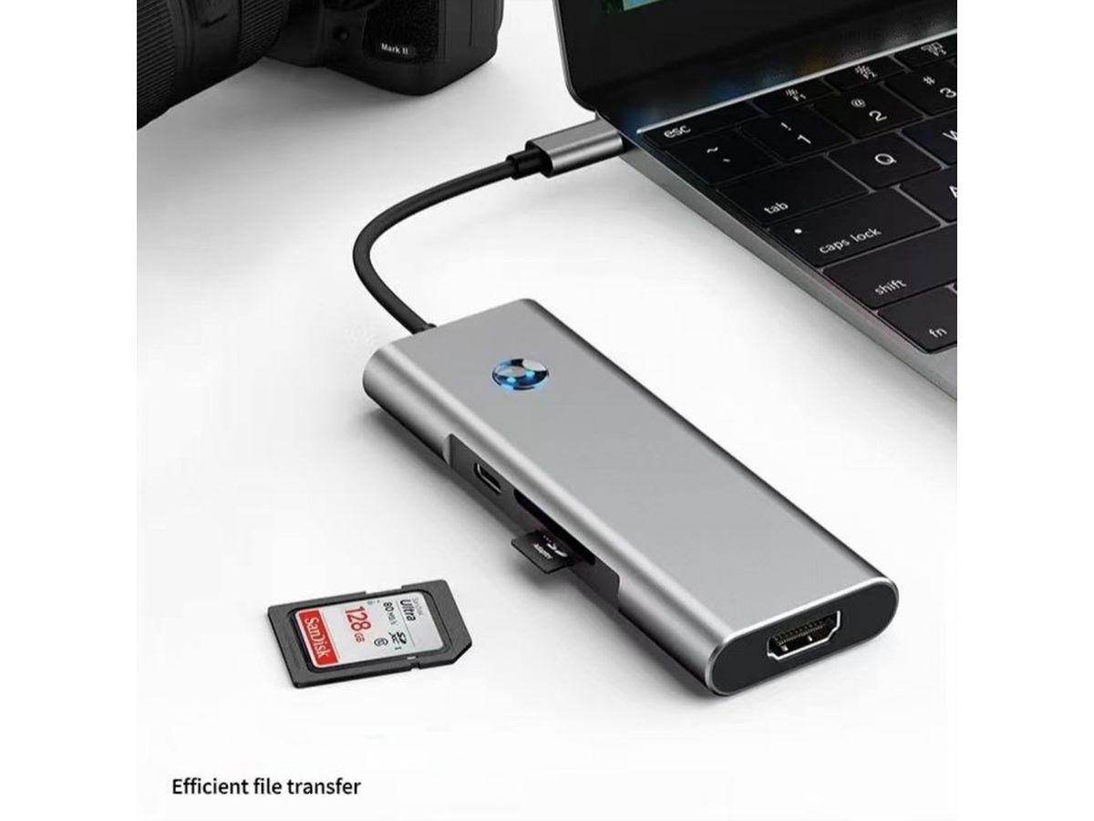 VALUE Station d'accueil USB type C, HDMI 4K60, 3x USB A + type C PD, 1x SD/MicroSD (TF)