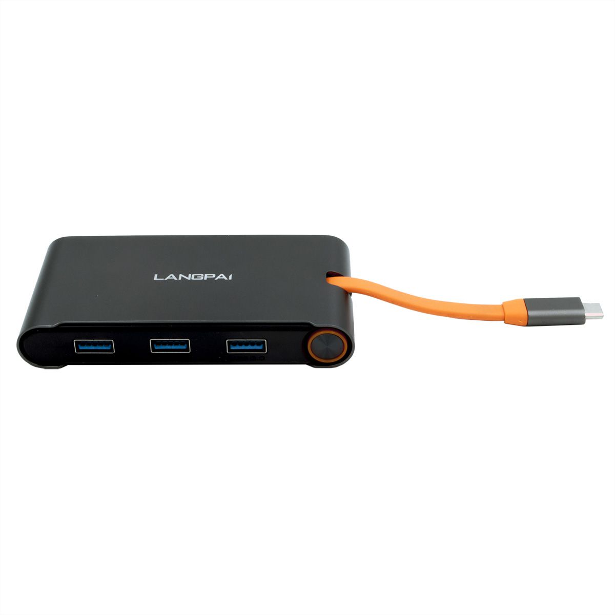 EXSYS EX-1198VS Hub à 7 ports USB 3.1 Gen1 C, adaptateur 12V/3A et câble USB C-C