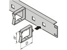 SCHROFF Face avant 19" avec oeillets de câble en plastique - FRONTPL.M.KABELOESEN 47HX50B