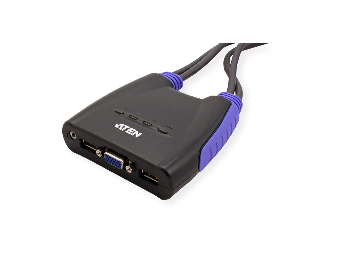 ATEN CS64US Switch KVM VGA, USB, Audio, 4 ports