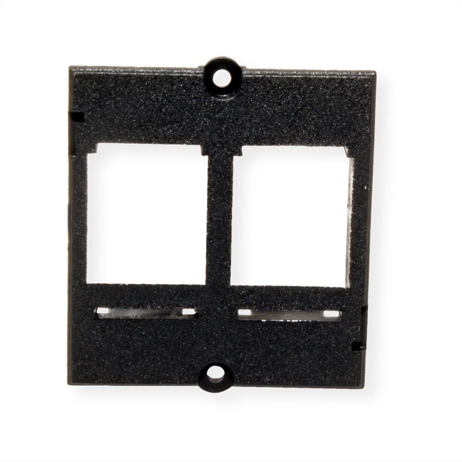 BACHMANN Custom Modul Cadre 2x Keystone, noir