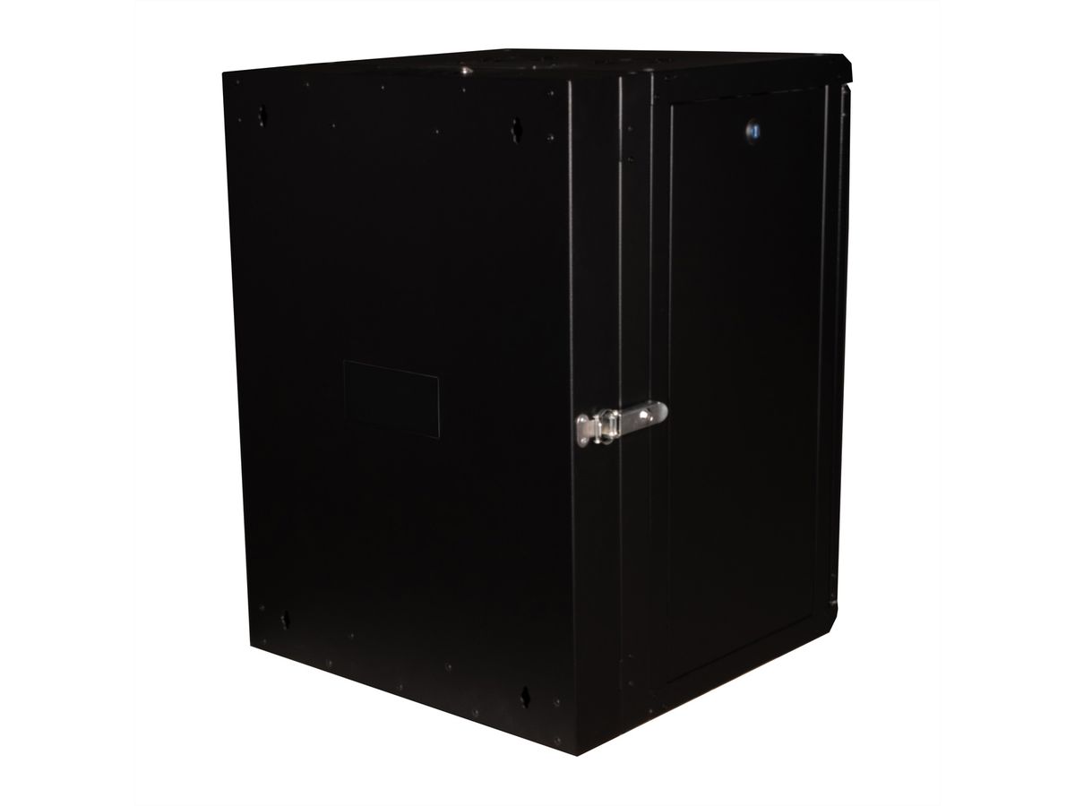 ROLINE 19" Boîtier mural Pro 16U, 600x600 LxP pivotant en 2 parties noir