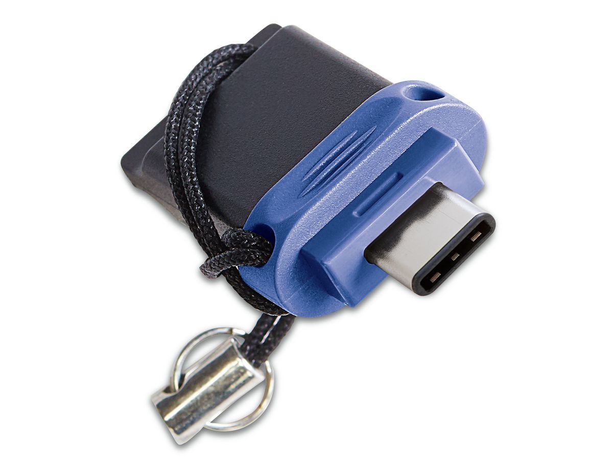 Verbatim Clé USB à double connectique de type C/USB 3.0 64 Go