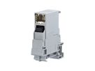 METZ CONNECT E-DAT Industry rail de serrage TS35, + RJ45 insert de field jack Cat.6 Class EA, T568B