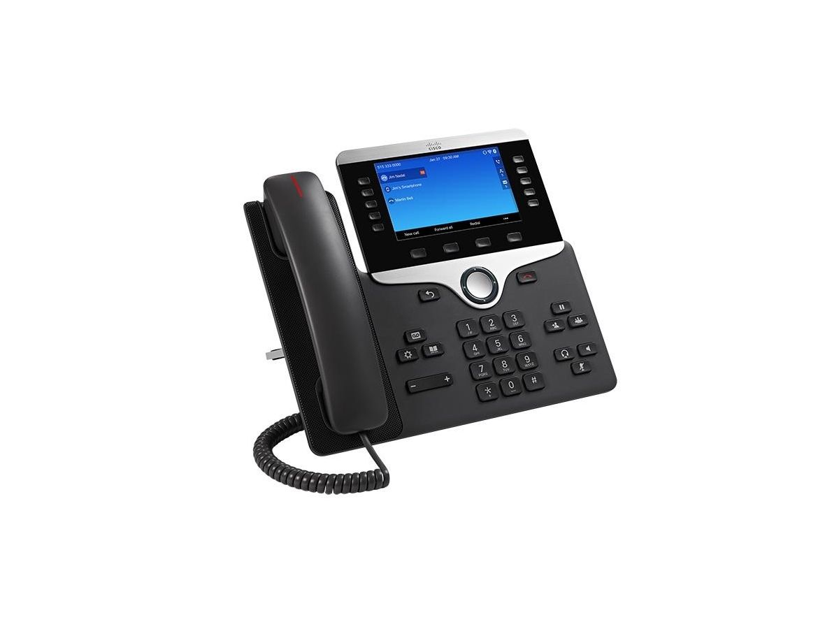 Cisco 8861 Wifi Noir, Argent téléphone fixe - SECOMP France