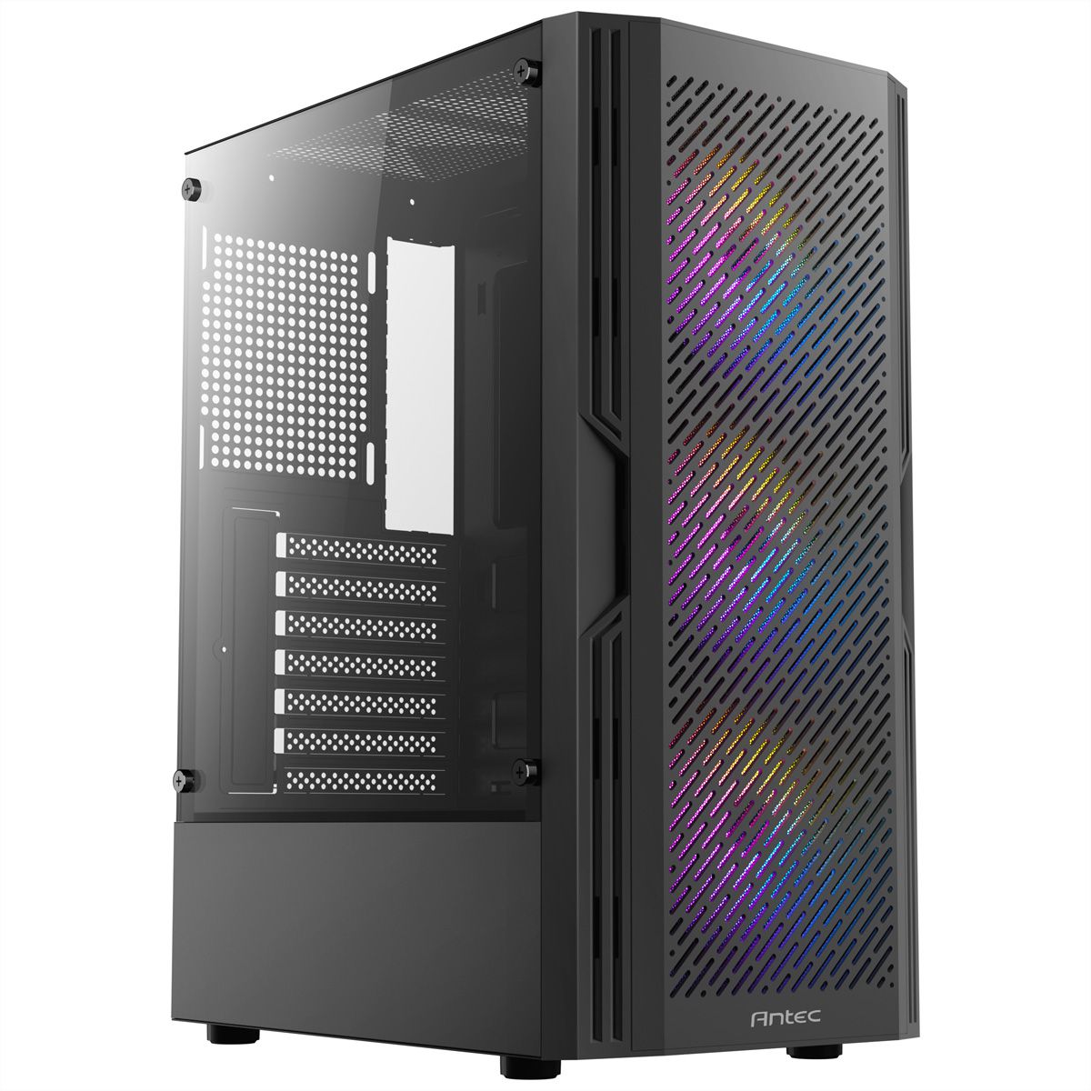 ANTEC AX20 Boîtier PC Midi Tower Gaming Noir ATX, noir
