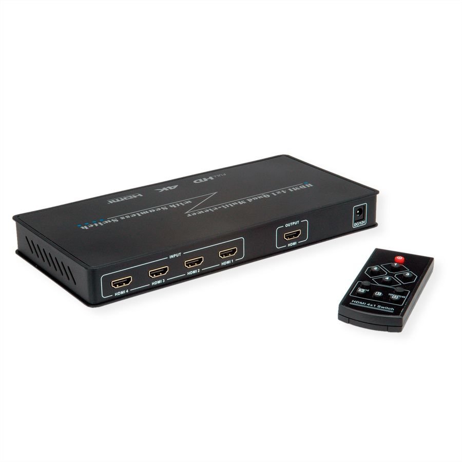 ROLINE Switch HDMI 4x1 QUAD multi vues en continu