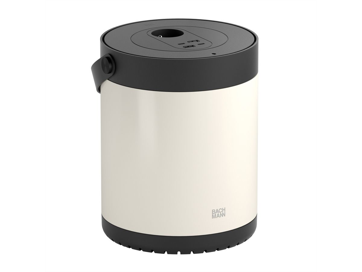BACHMANN MOV:E POWER UNIT 4x Chargeurs USB-A/C, 220W , avec adaptateur Security Lock, N&B