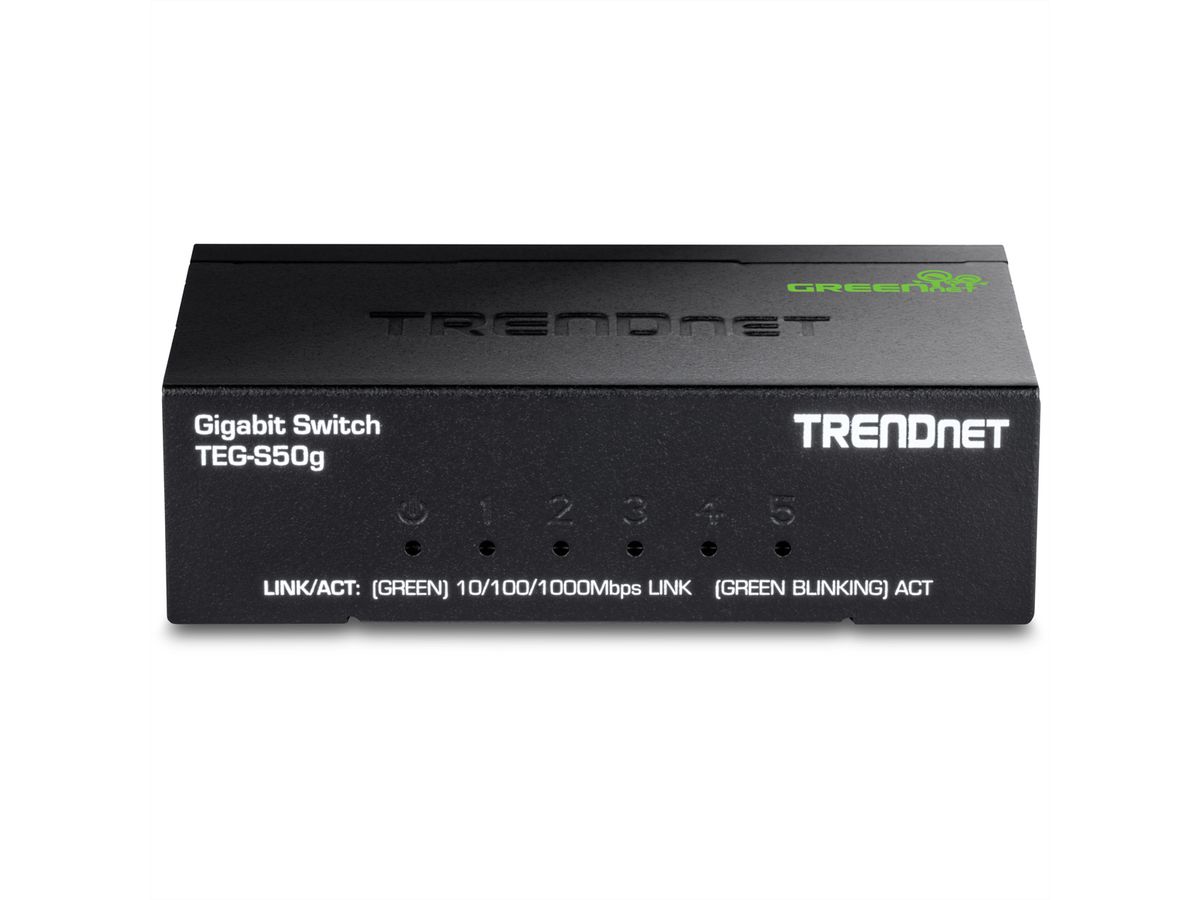 TRENDnet TEG-S50G Switch GREENnet Gigabit à 5 ports