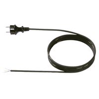 BACHMANN Câble néoprène 3G1.50 3m, H07RN-F 3G1.50 noir 32/fils ouverts