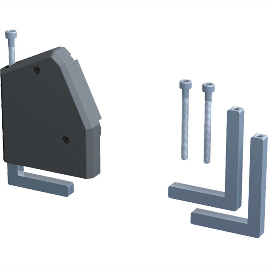 BACHMANN DESK Equerres de fixation pour bureau jusqu'à 50mm