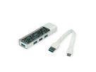 ROLINE Hub USB 3.2 Gen 1, 4 ports, type A+C
