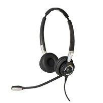 Jabra Biz 2400 II QD Duo UNC Binaural Bandeau Noir, Argent Casque audio