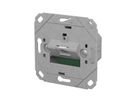 METZ CONNECT E-DAT C6A IDC Prise, 1 port, encastré pour gammes d'interrupteurs design (UP0), métallique