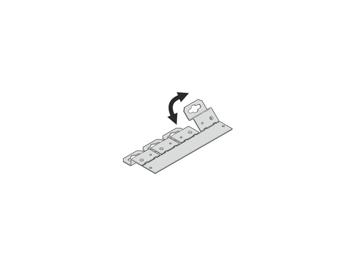 SCHROFF Equerre de fixation pour mur ou bureau