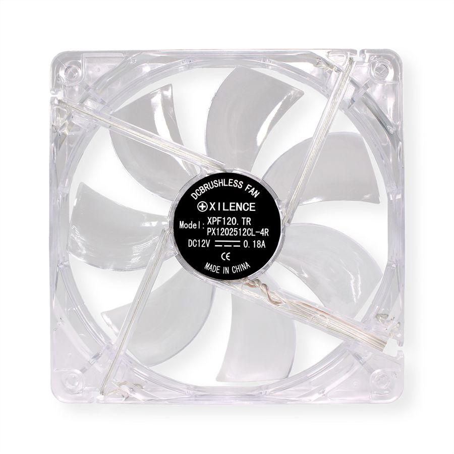 Xilence XPF120.TR 120mm Ventilateur de boîtier, LED rouge