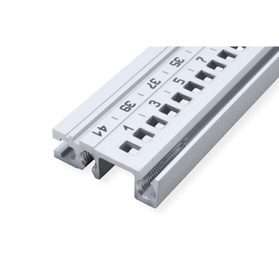 Rail horizontal SCHROFF, arrière, type H-ST, lourd, standard, 42 HP
