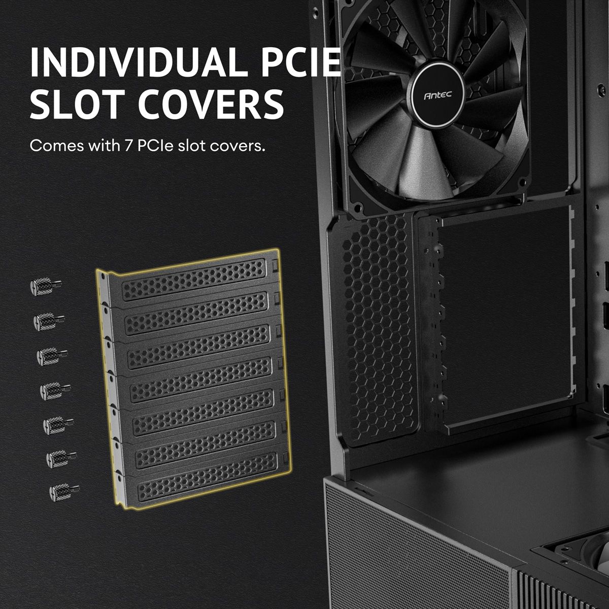 ANTEC Boîtier PC Constellation C6 Curve Air, format ATX Midi Tower, noir