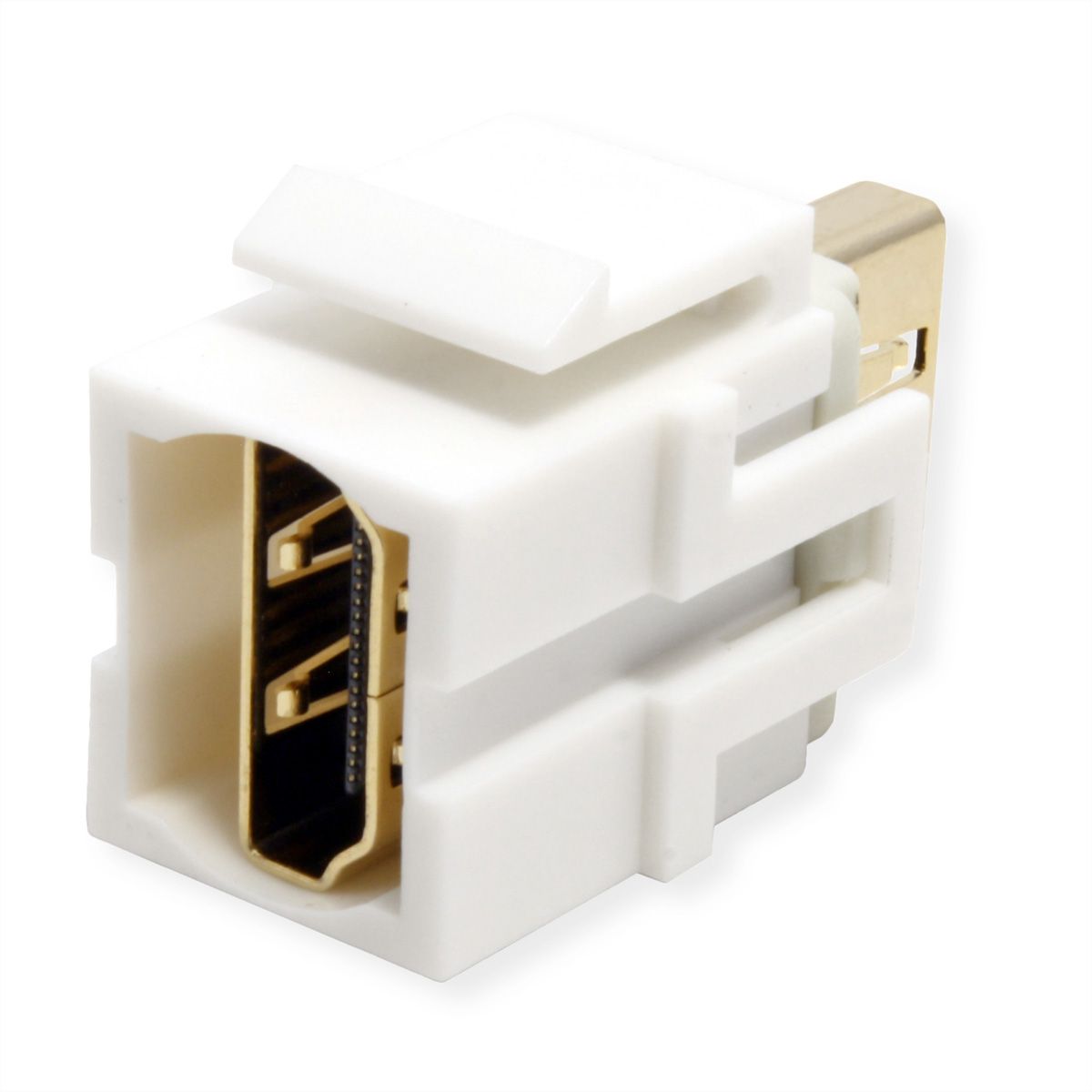 BACHMANN Module HDMI 2.0 Keystone femelle/femelle blanc
