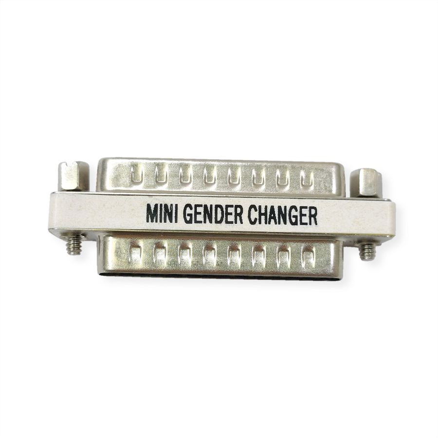 VALUE Mini changeur de genre 25 pôles mâle / mâle
