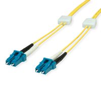 EasyLan Câble FO duplex 9/125µm OS2, LC/LC, jaune, 10 m
