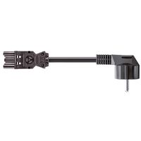 BACHMANN Cordon d'alimentation CEE7/7, ST18i3 2,0m