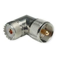 TELEGÄRTNER Connecteur UHF coudé mâle / femelle