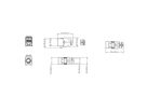 ROLINE Keystone Cat.8 (Classe I), Super Slim, blindé, sans outil, argent