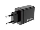 VERBATIM Chargeur USB mural 4 ports 30 W noir