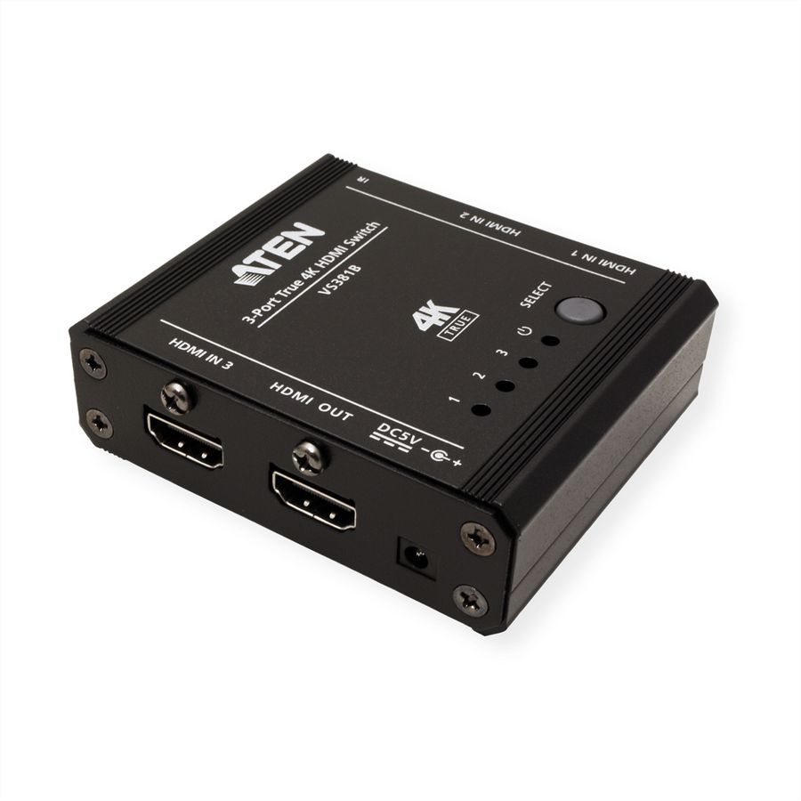 ATEN VS381B Commutateur HDMI True 4K à 3 ports