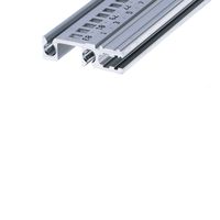 Rail horizontal SCHROFF, arrière, type H-VT, lourd, 42 HP