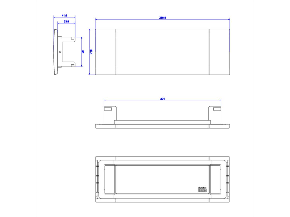 BACHMANN Power Frame Cover triple