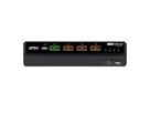 ATEN CS1144DPH4C Commutateur KVM sécurisé universel à 4 ports USB 5K DisplayPort/HDMI double écran avec CAC