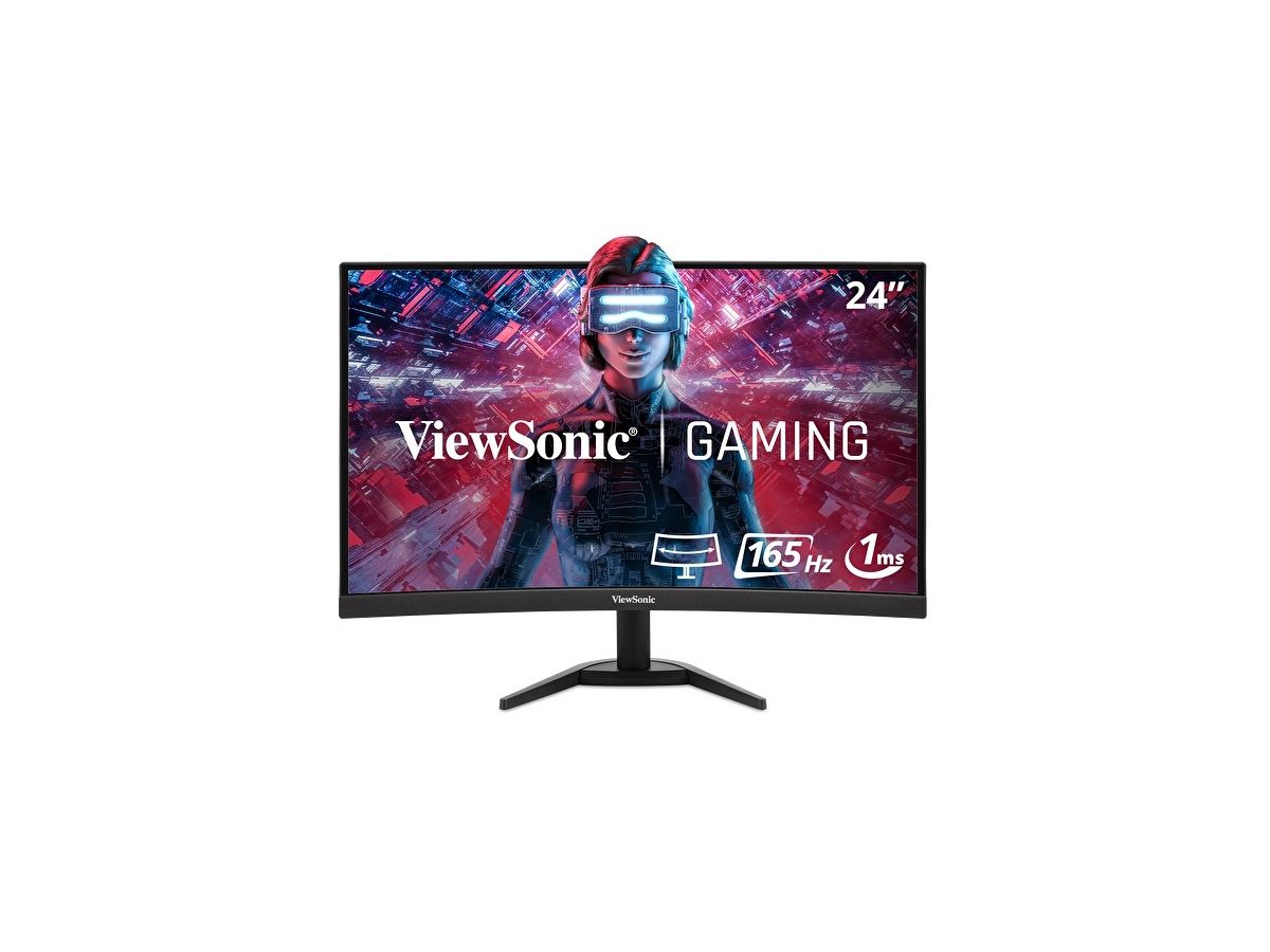 Viewsonic VX Series VX2418C écran plat de PC 61 cm (24") 1920 x 1080 pixels LCD Noir