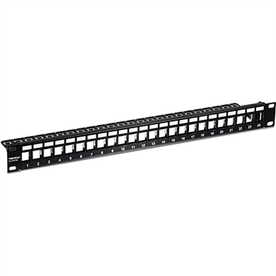 TRENDnet TC-KP24S Panneau de brassage vide à 24 ports pour Keystones 1U