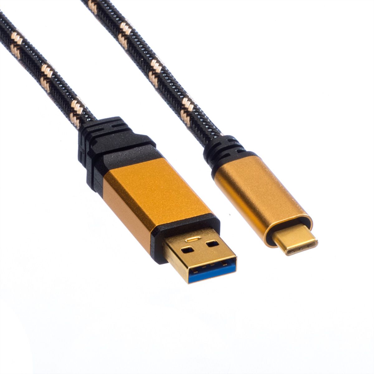 ROLINE GOLD Câble USB 3.2 Gen 1, A-C, M/M, 0,5 m