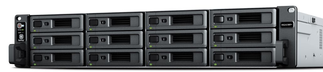 Synology RackStation RS2423+ serveur de stockage NAS Rack (2 U) Ethernet/LAN Noir, Gris V1780B