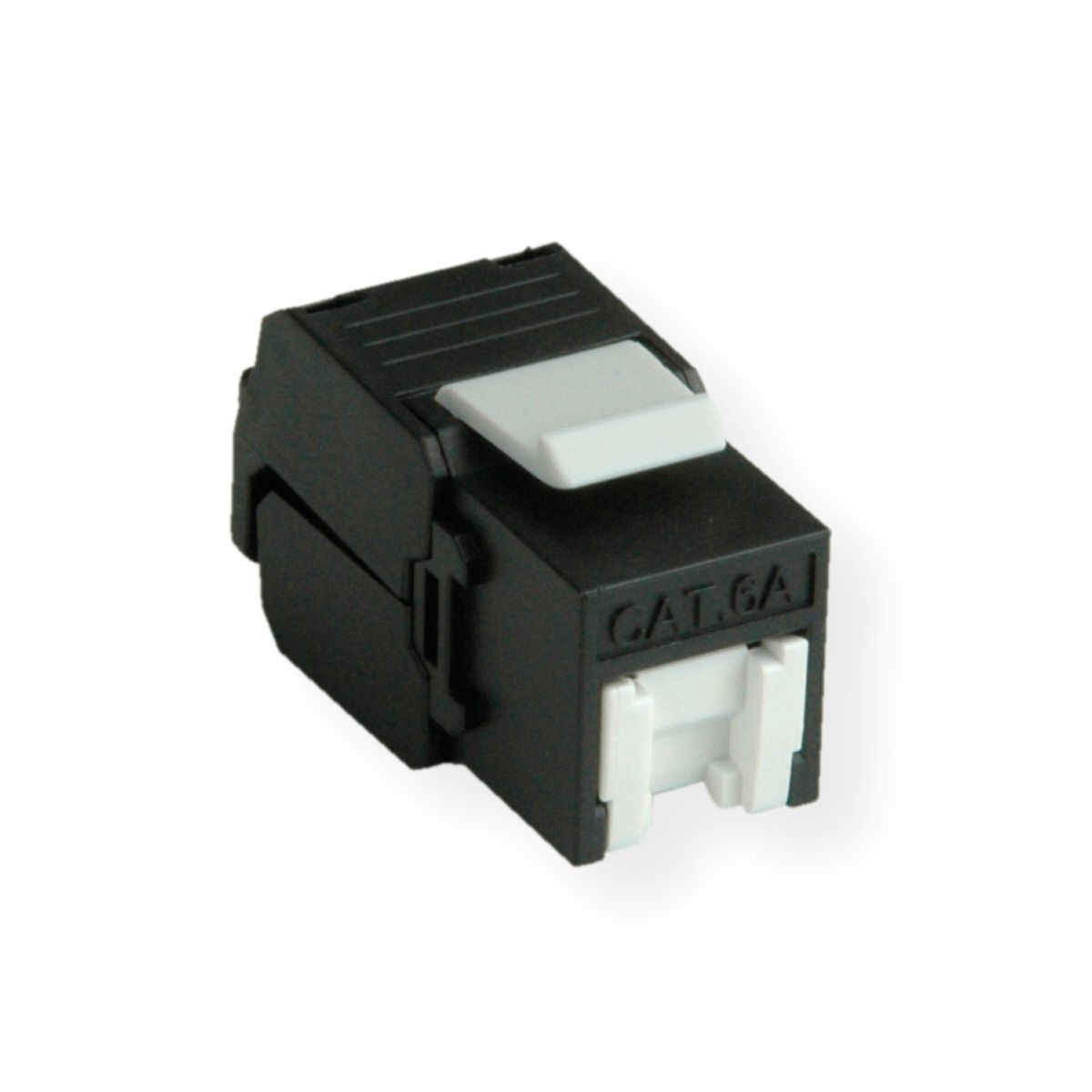 ROLINE Keystone Cat.6A (Classe EA), RJ-45, non-blindé, sans outil, noir