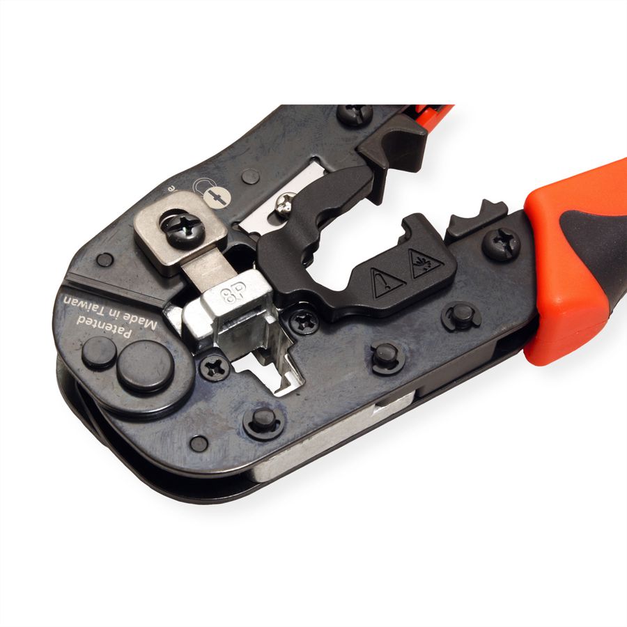 VALUE Pince à sertir universelle pour RJ45 (8P8C) avec / sans raccord de blindage