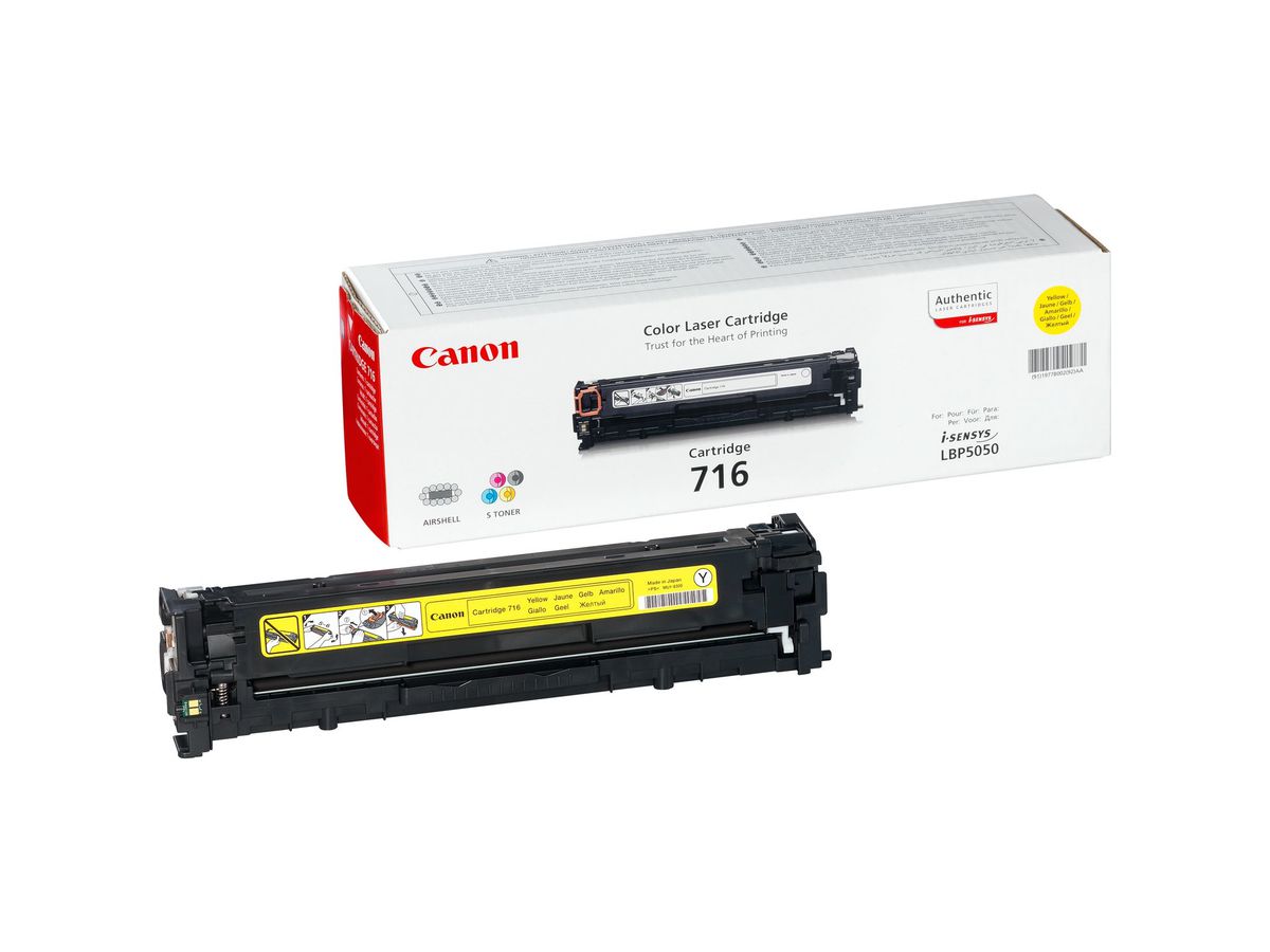 Canon 716 Y Cartouche de toner 1 pièce(s) Original Jaune