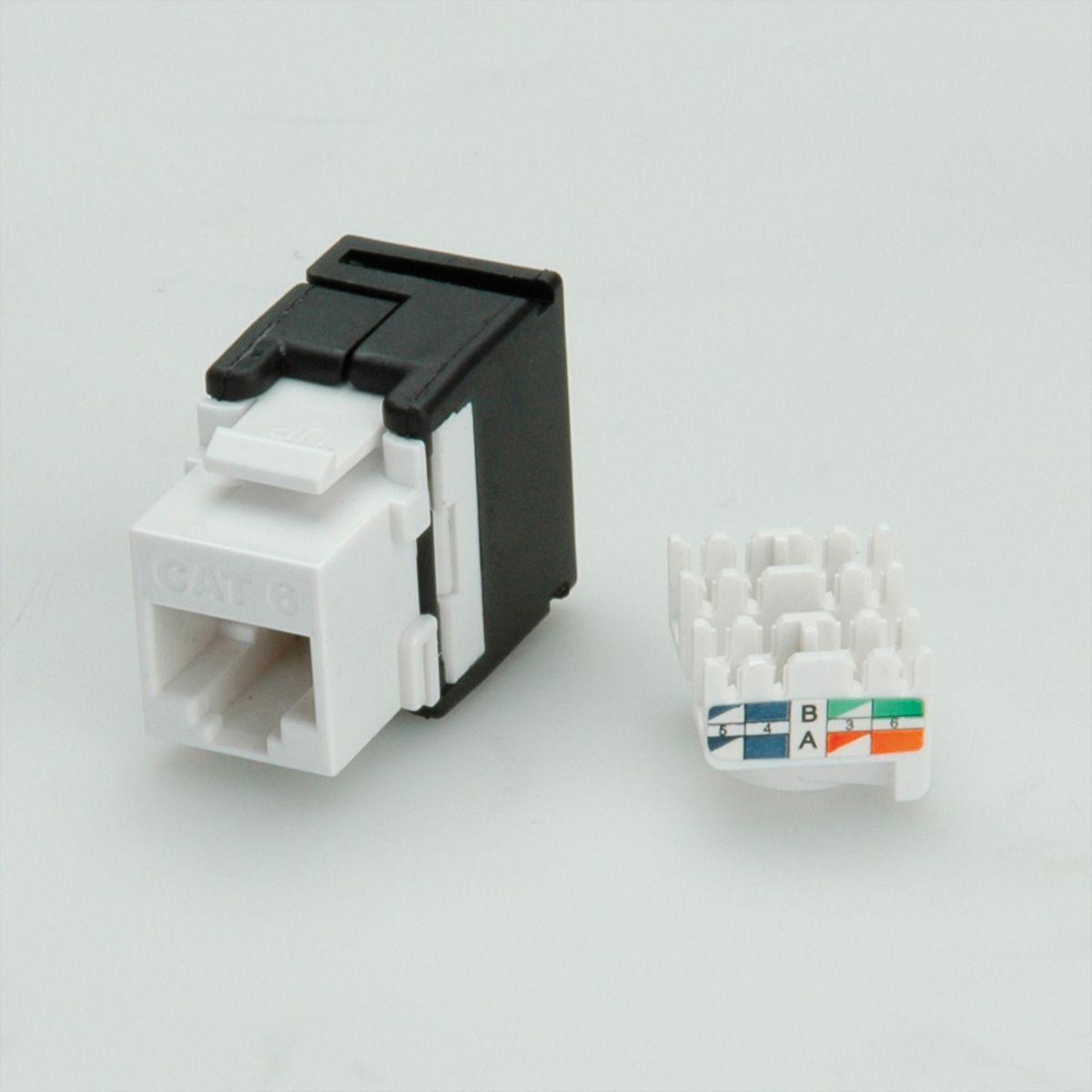 VALUE Keystone Cat.6 (Classe E) , non-blindé, sans outillage, blanc