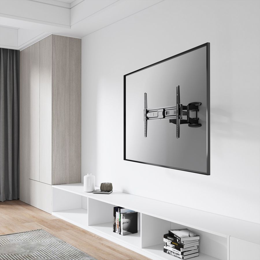 VALUE Support mural pour écrans LCD, flexible et élégant, 45 kg