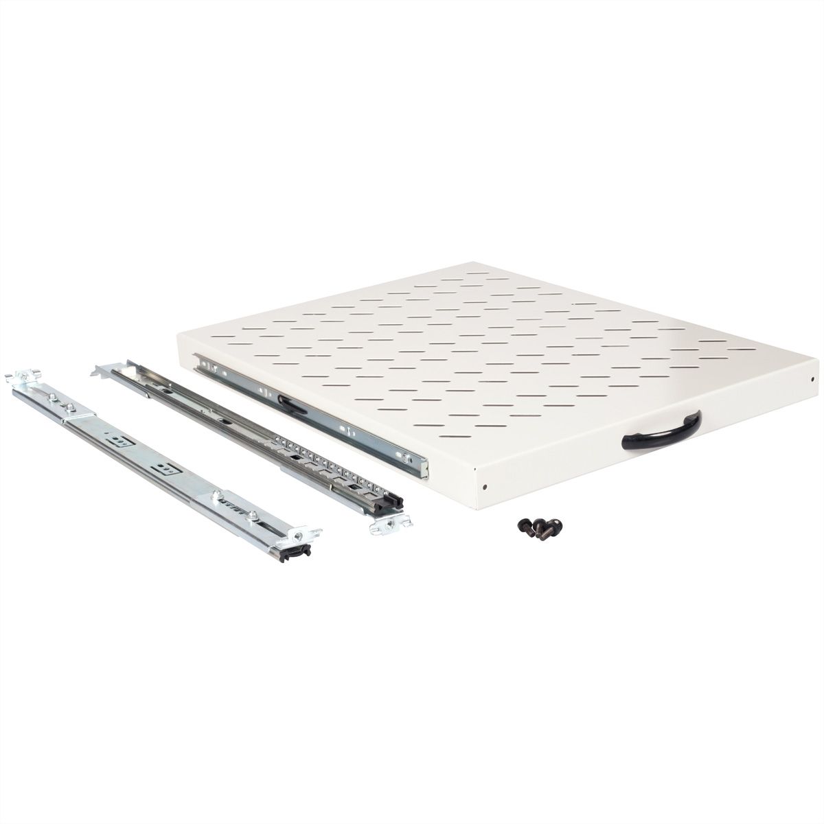 ROLINE 19" Etagère 1U, extractible 550P 25 kg gris