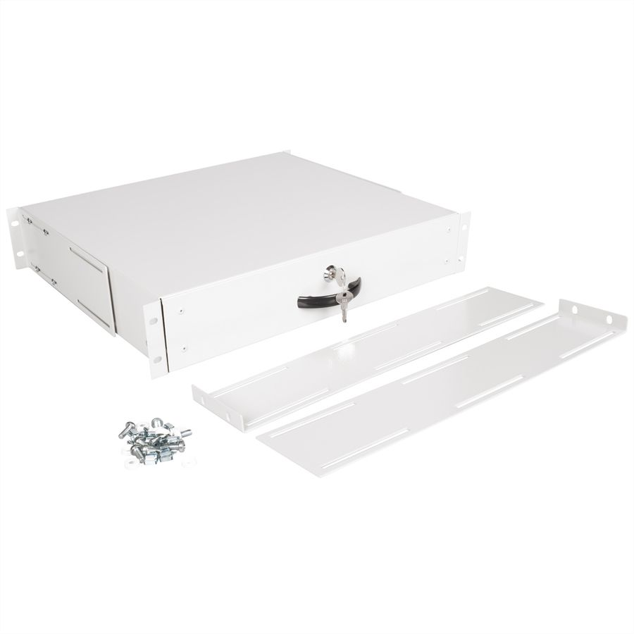 ROLINE 19" Tiroir pour clavier 2U, 400P fermable gris