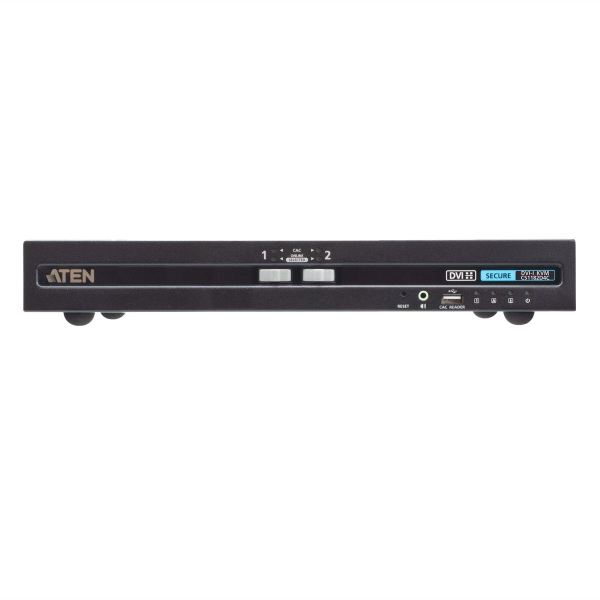 ATEN CS1182D4C Commutateur KVM sécurisé DVI 2 ports USB avec CAC